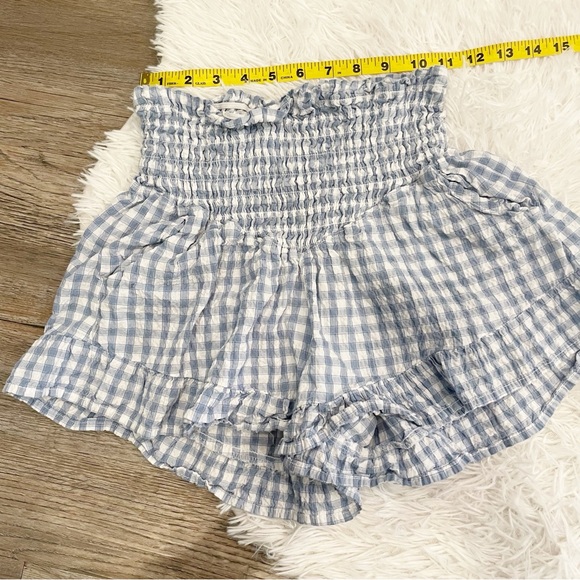 SINCERELEY JULES Gingham Check Ruffle Shorts Coastal Cowgirl Country Summer - Picture 5 of 8